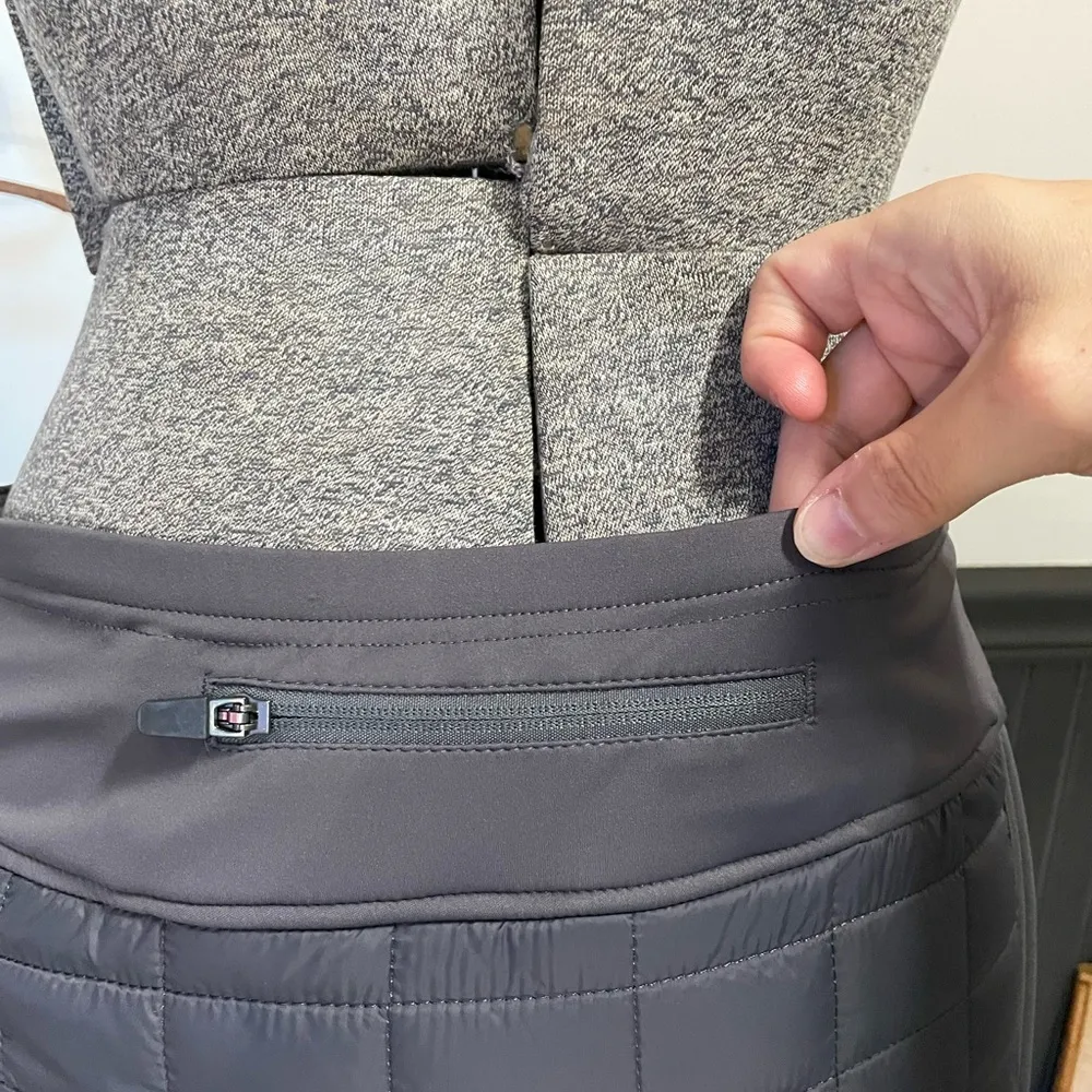 NWT Little Donkey Andy Gray Puffer Quilted Skirt - Image 7