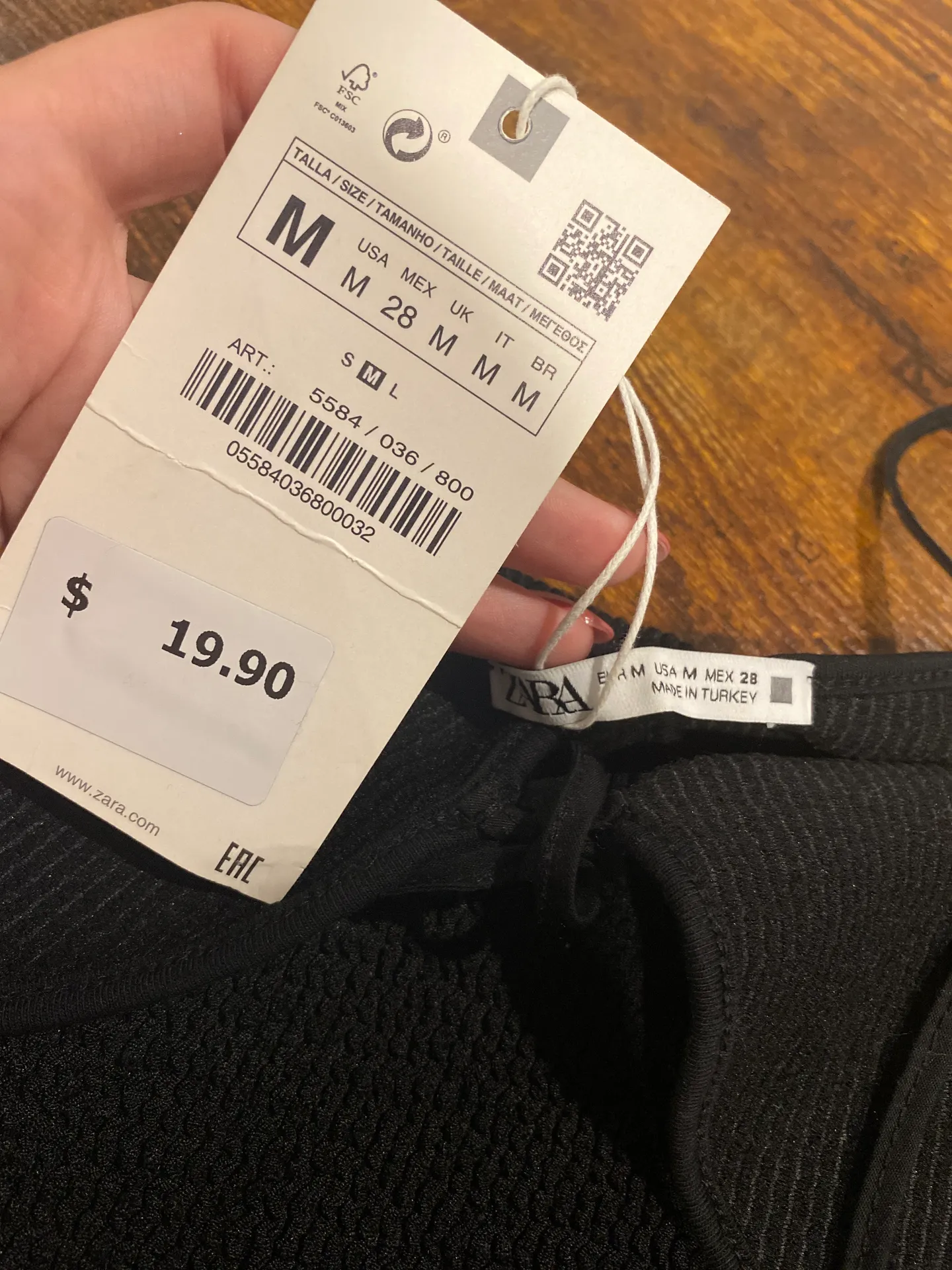 ZARA Textured Bodysuit - Image 5