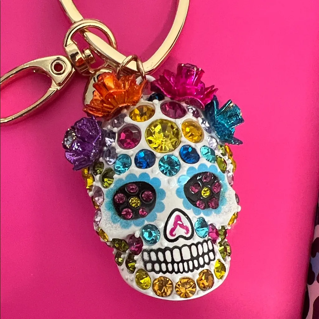Betsey Johnson | Sugar Skull Bag Charm 🌹 - Image 3
