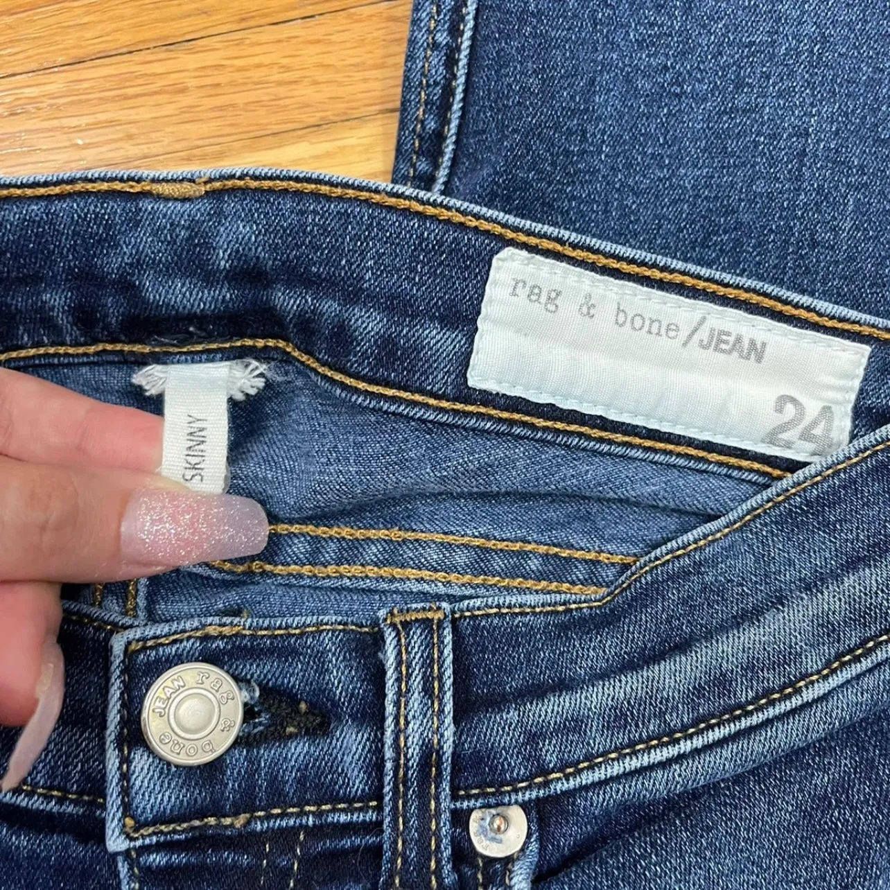 Cate Mid-Rise Skinny Jeans Sz 24 - Image 11