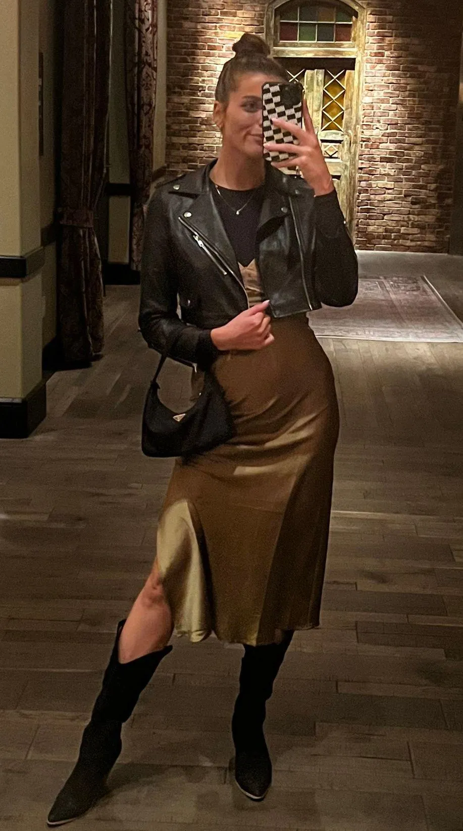 Boutique Satin Dress - Image 4