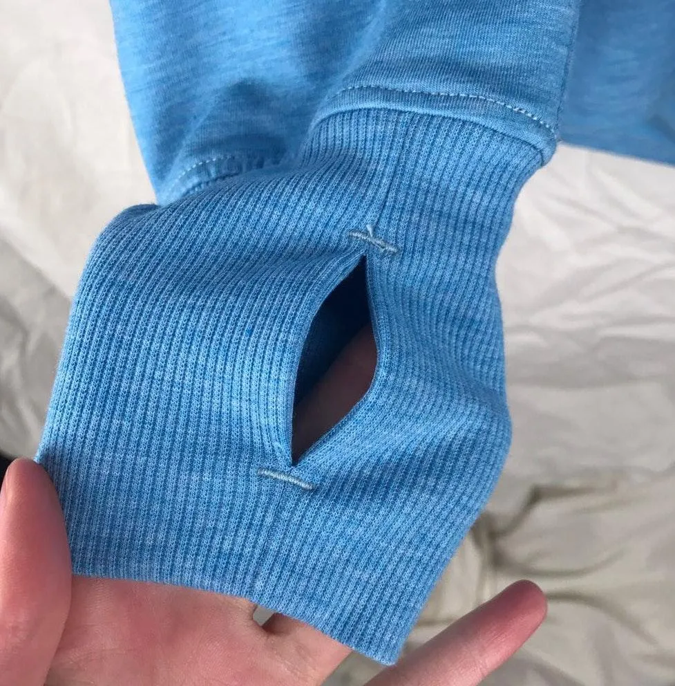 Blue Drawstring Hoodie - Image 2