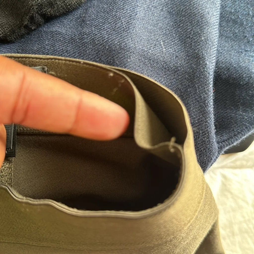 J. Crew Pixie Pants, Army/Olive Green, size 10 - Image 5