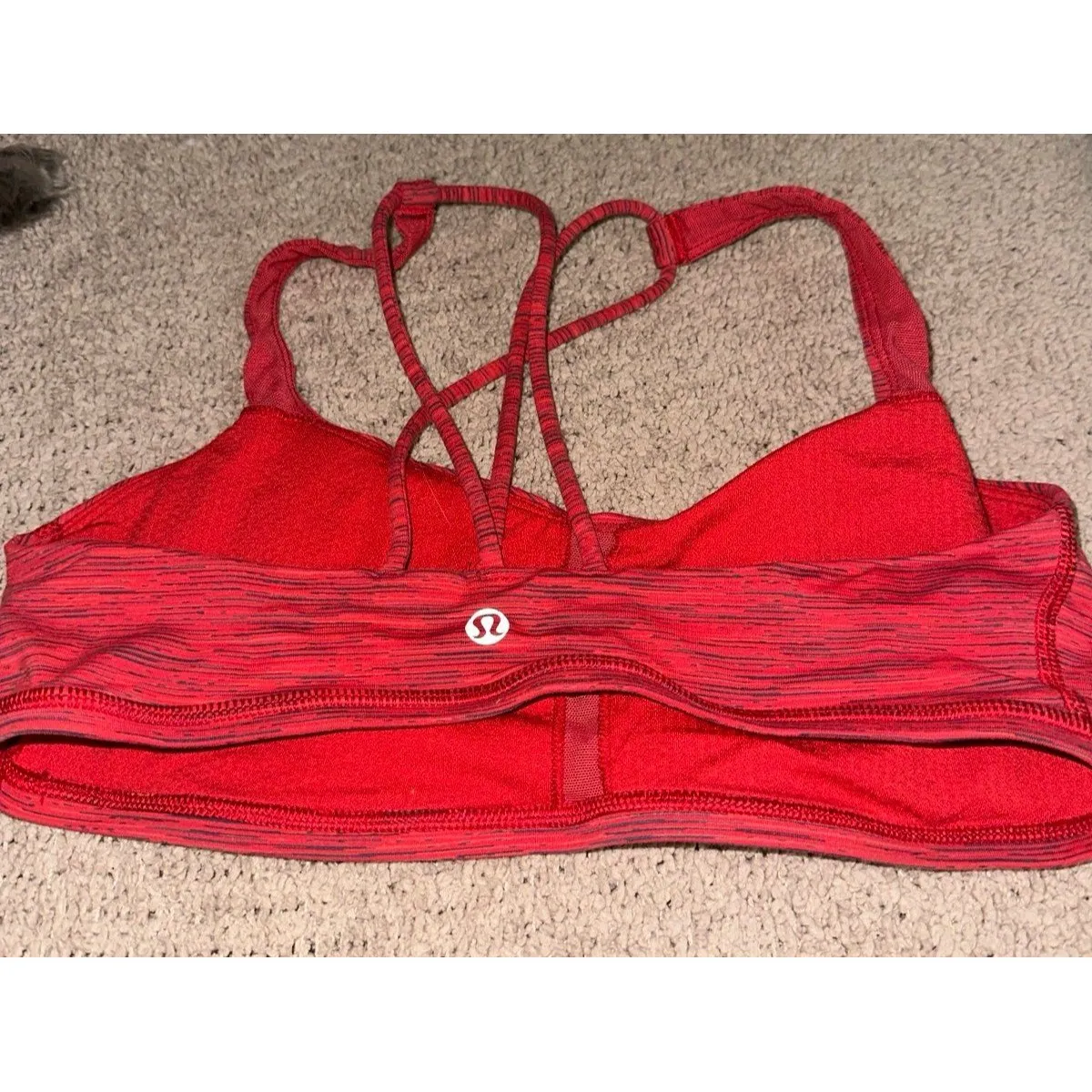 Lululemon red sports bra - Image 2