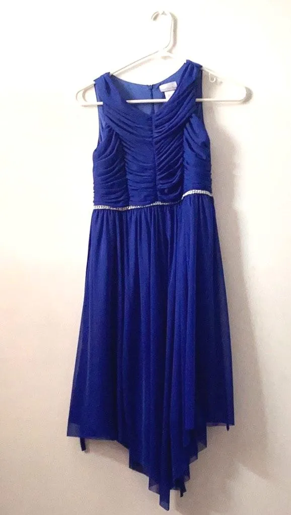 Dark Blue Homecoming Dress Size 16 - Image 3