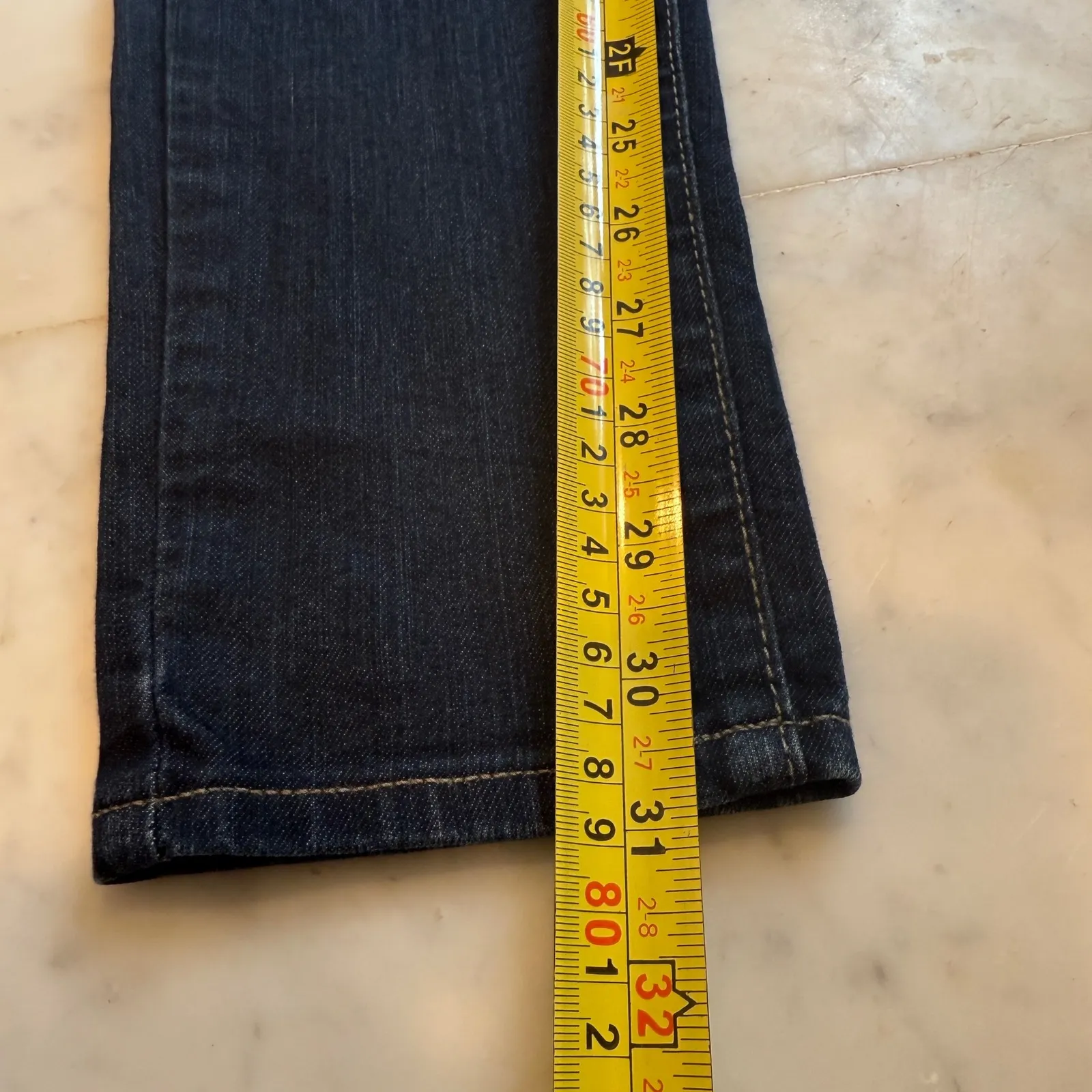 Paige Women's Dark Wash Denim Skinny Jeans Size 29 - Image 6