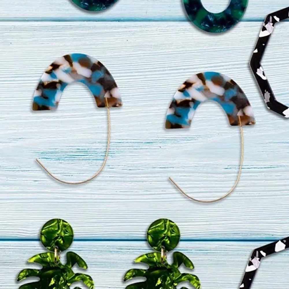 ✨ Threader Drop Earrings ✨ Blue - Image 5