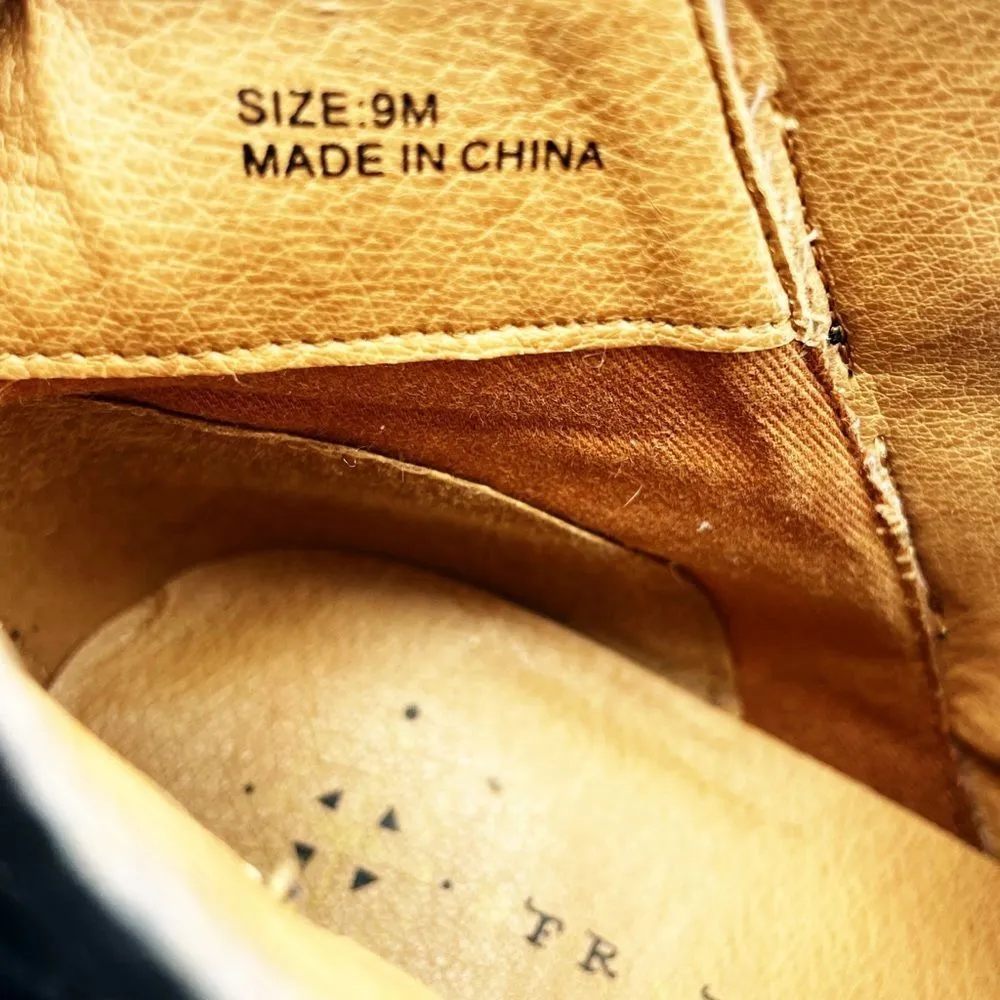 Free People x Faryl Robin Vegan Alameda Bow Heeled Ankle Boot in Black Size 9 - Image 11