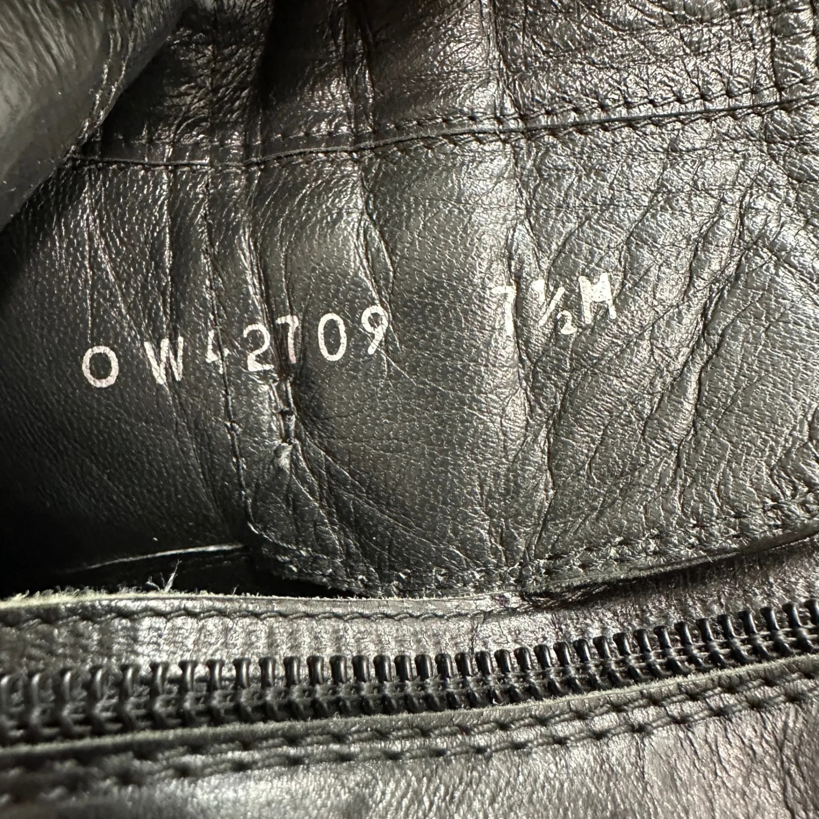 Stuart Weitzman Black Manlow Leather‎ Platform Heel Ankle Boots 7.5M - Image 2