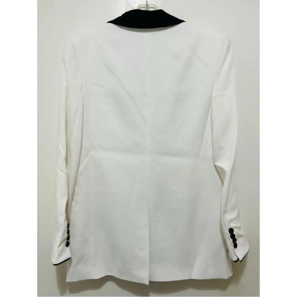 Equipment Quincy Blazer in Nature White Eclipse  Sz.4 NWT - Image 9