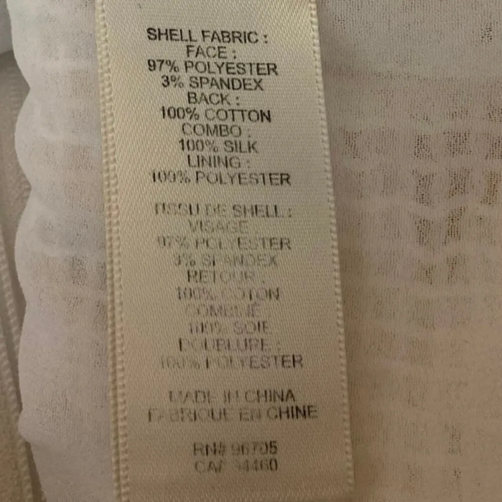 Rebecca Taylor White Floral Lace Sleeveless Halter Zipper Cami Crop Tank Top 4 - Image 5