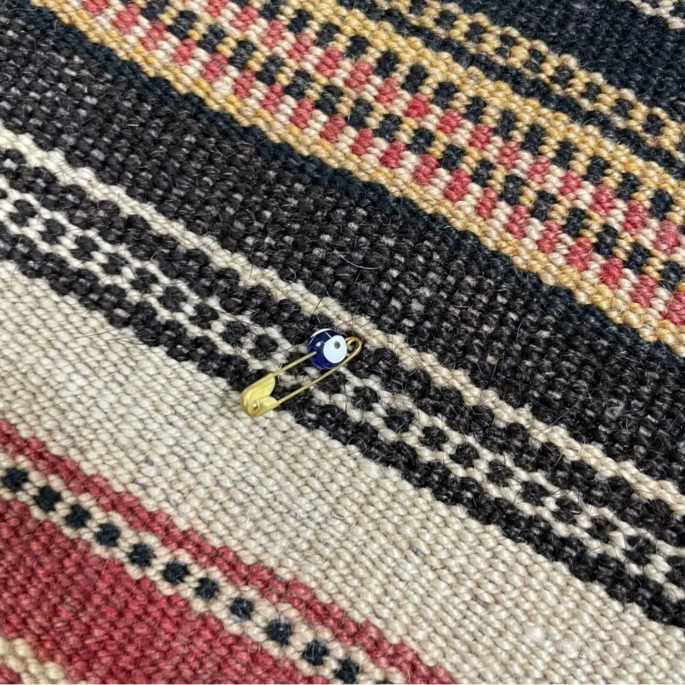 Purse Middle Eastern Old Embroidered Coat Sleeve Purse Red - Image 7