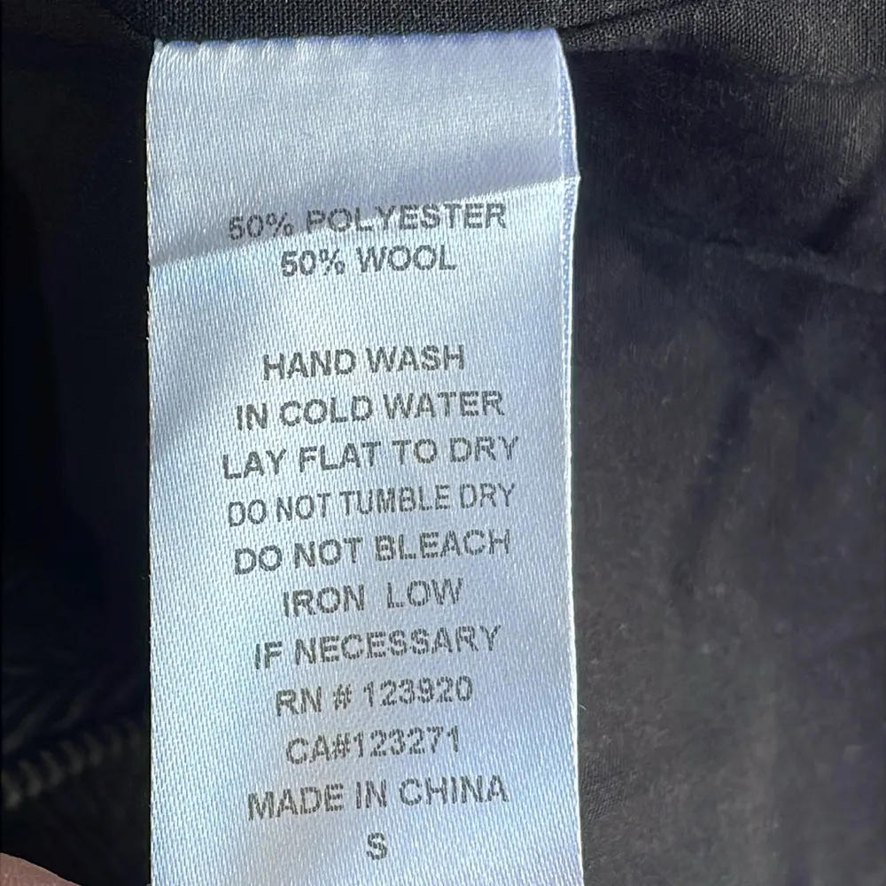 LAmade herringbone asymmetrical moto jacket Gray - Image 9