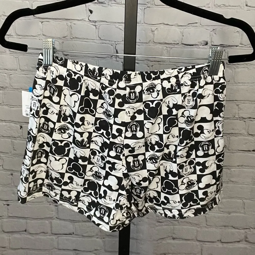 NWT Disney Mickey Mouse Printed Lounge Shorts Size Small - Image 2
