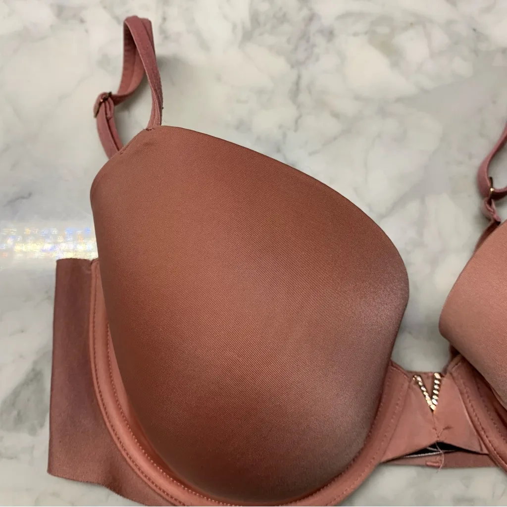 Victorias Secret Love Cloud Demi Lined Full Coverage 34D Mauve Pink Size undefined - Image 2