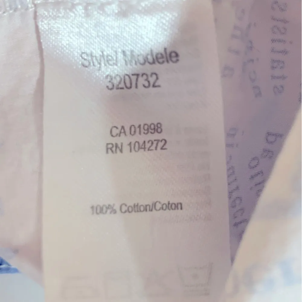 Gabby Isabella Newspaper Print Button Down Top Size S - Image 7