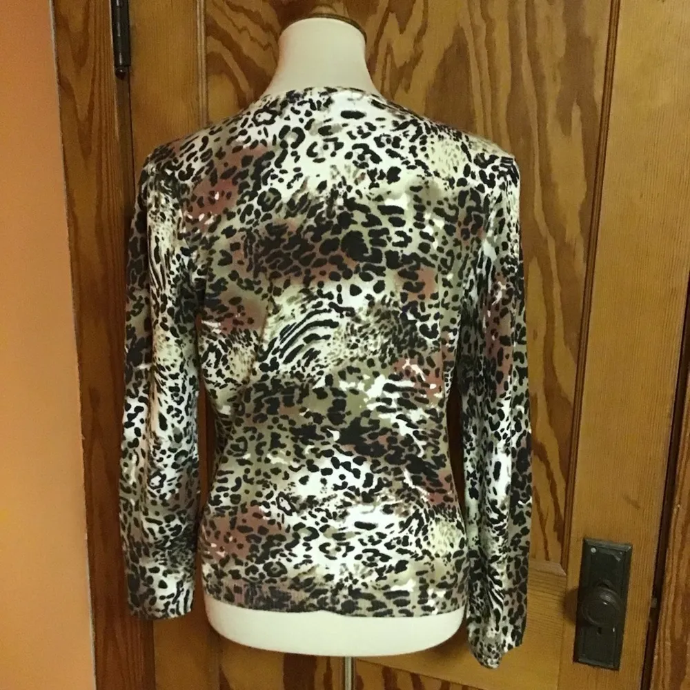 3 for 20 $ bundle VTG Y2K Notations safari lightweight cardigan Size undefined - Image 9