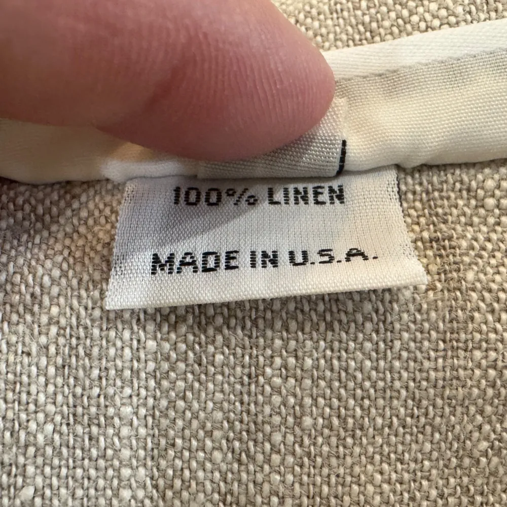 Bryan Walker Irene tan linen Jacket size large - Image 4