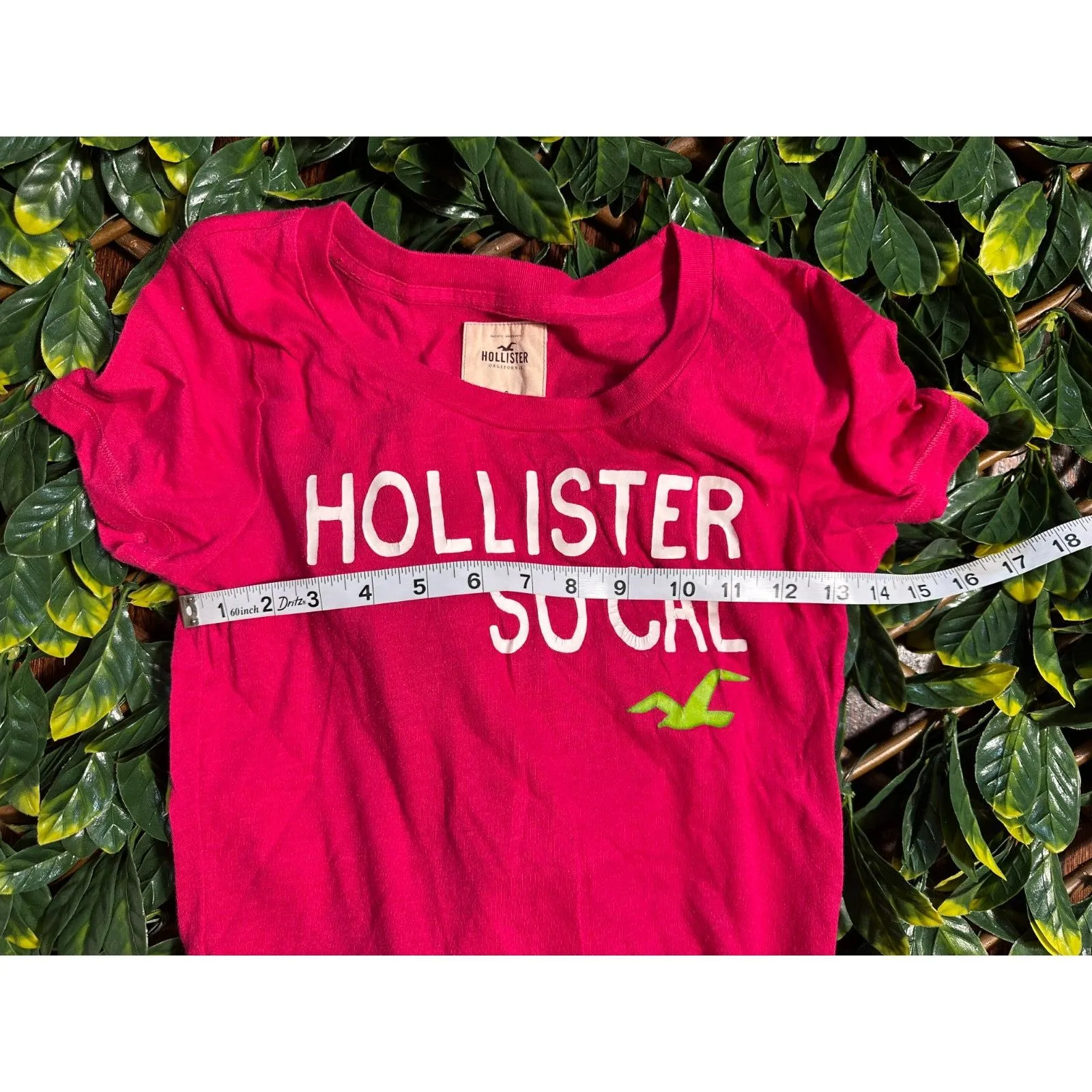 y2k Hollister So Cal Hot Pink T Shirt Sz Small - Image 6