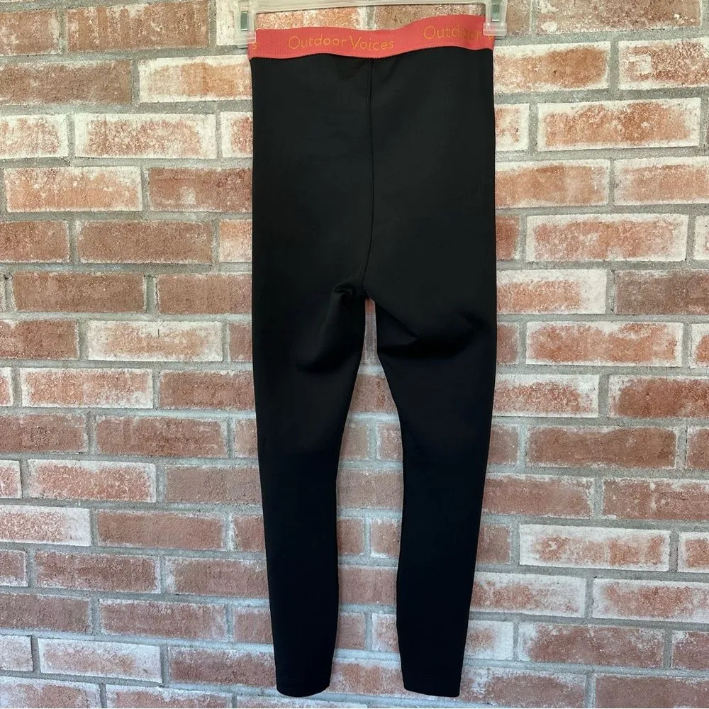 Outdoor Voices Smooth 7/8 Ankle Scuba Leggings High Rise Women’s XS Black - Image 4