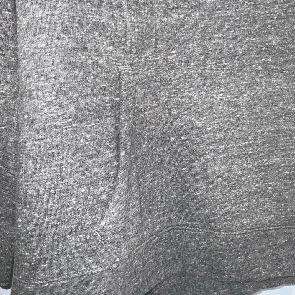 Victoria Secret PINK Gray Fleece Pullover Hoodie Large Camo Logo On Back Medium - Image 5