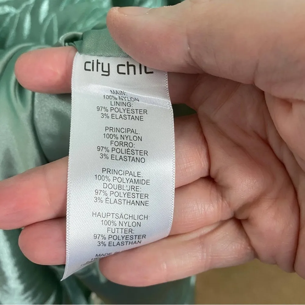 City Chic Seafoam Green Vine Embroidered Dress Sz.XXL(24) NWT - Image 13