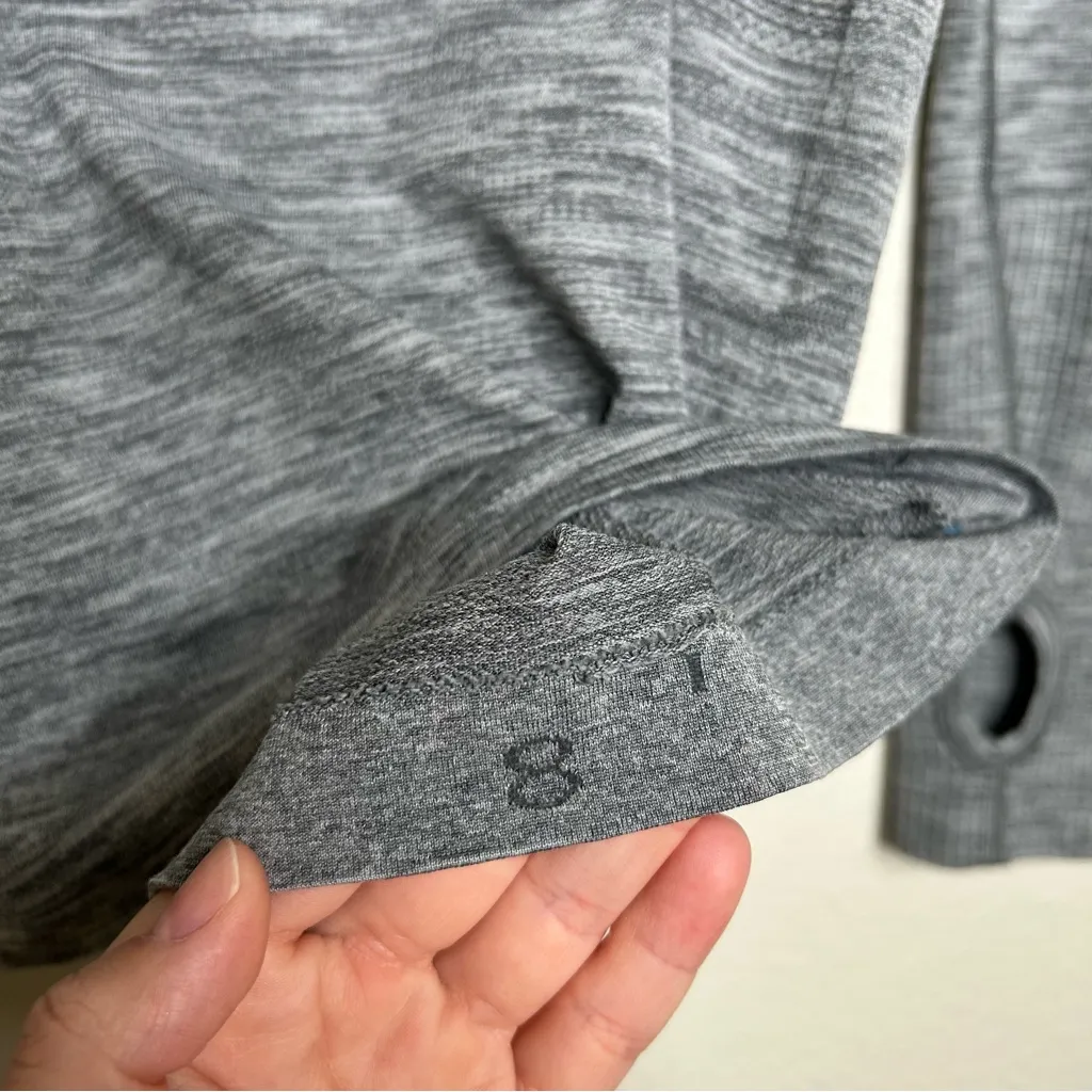 Lululemon Swiftly Tech Long Sleeve Crew grey 8 - Image 5