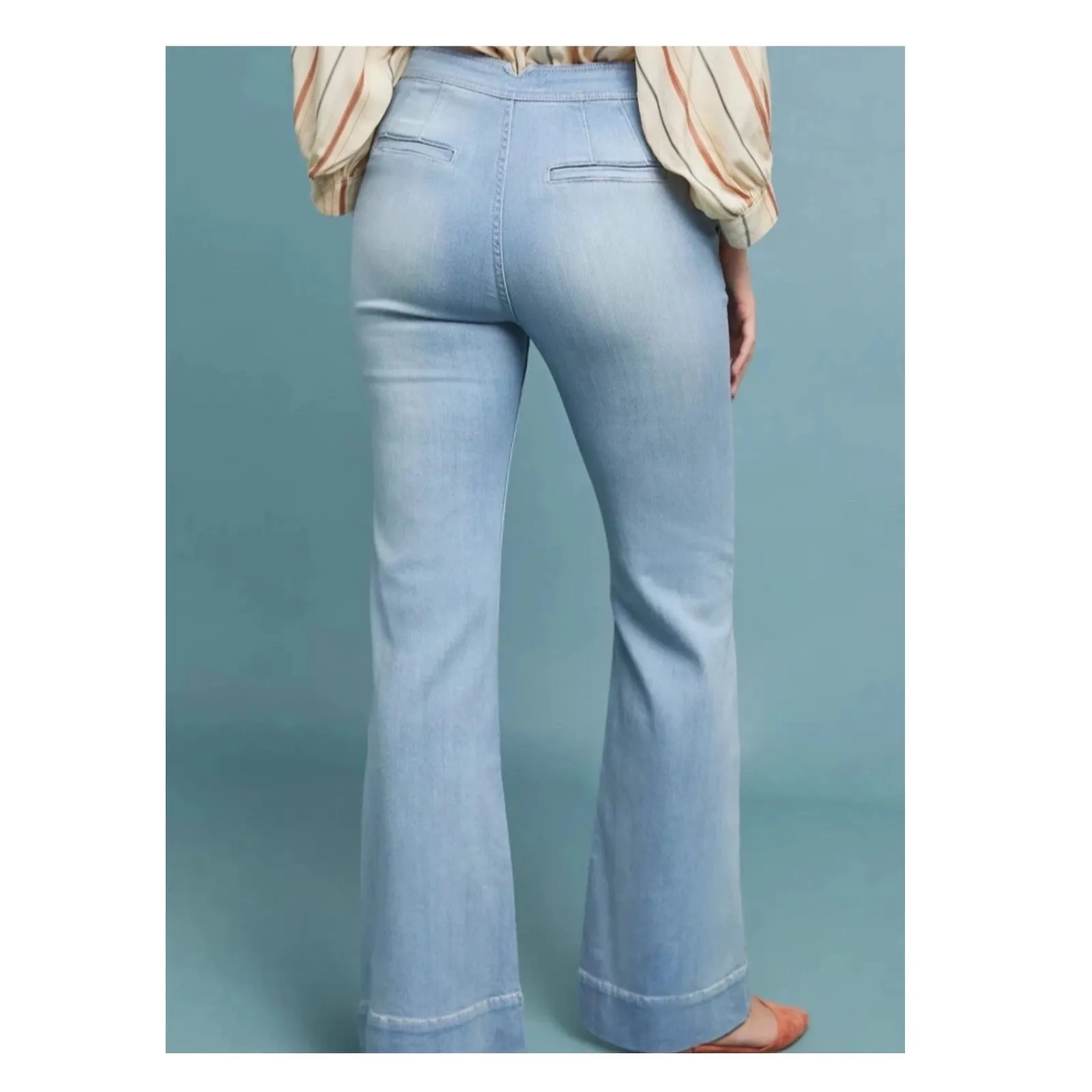 Anthropologie Pilcro and the Letterpress High Rise Bootcut Jeans Size 25 Petite - Image 2
