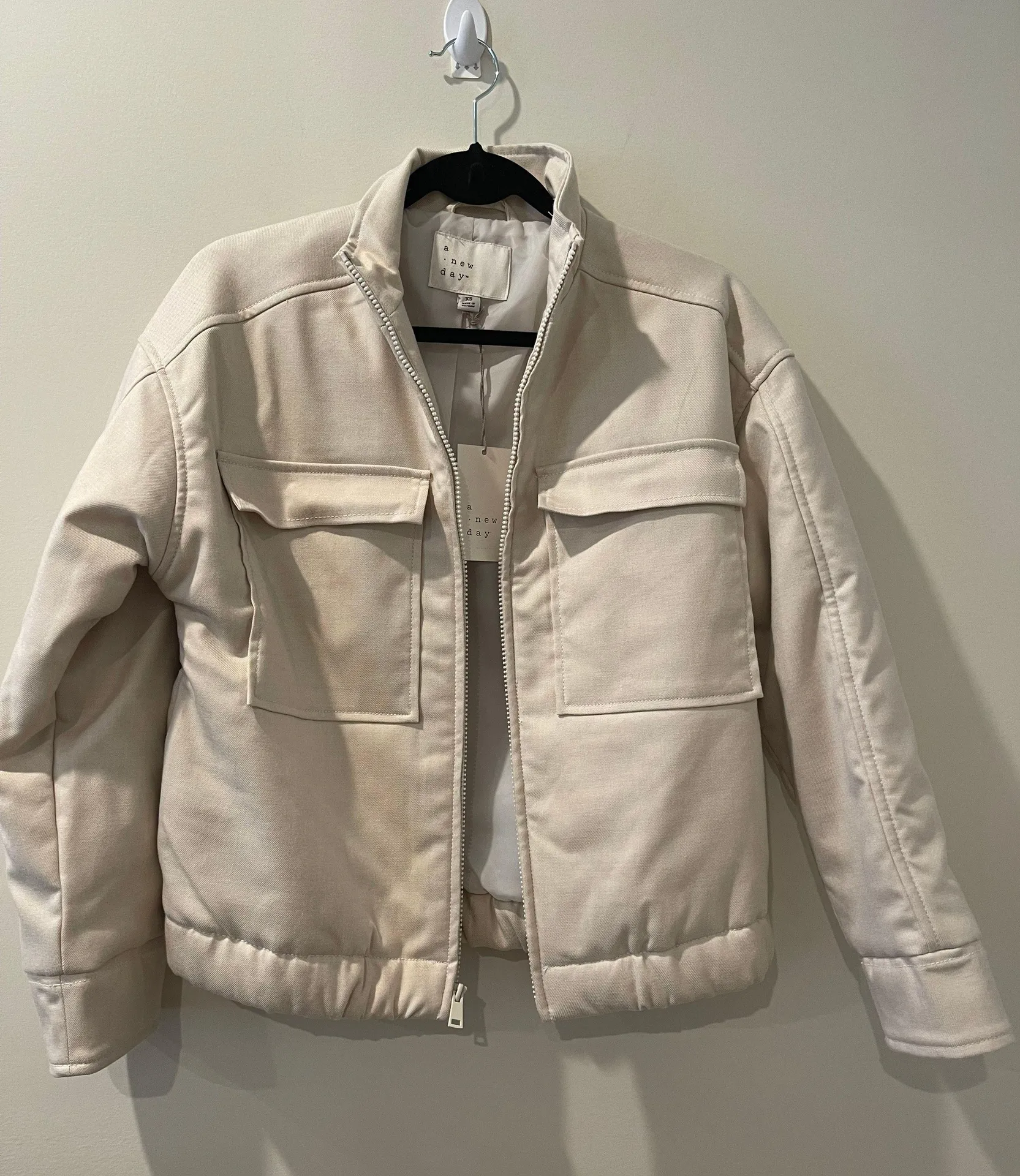 A New Day Beige Puffer Jacket - Image 3