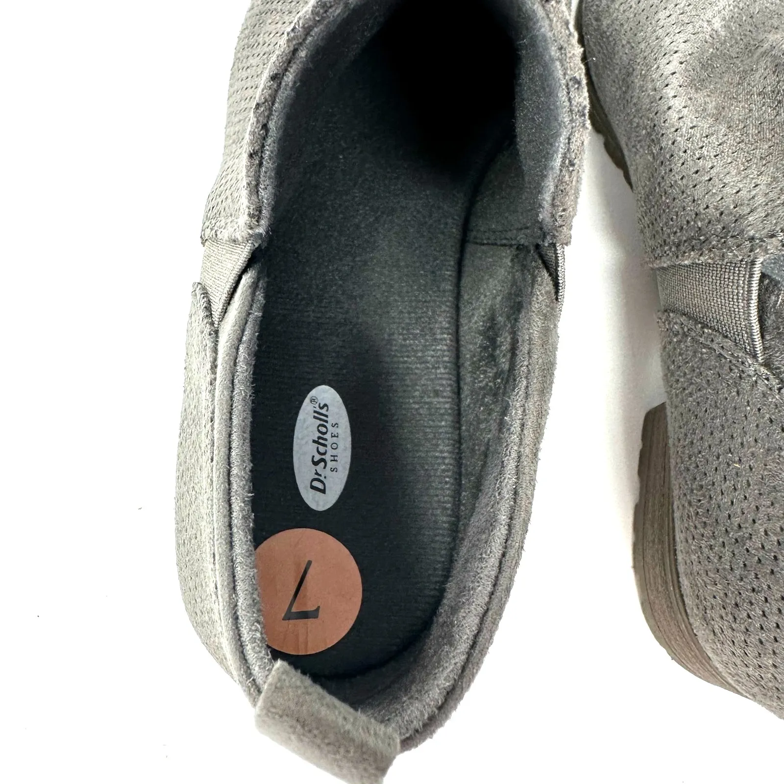 Dr. Scholls‎ Size 7 Bootie Gray Ankle Slip On Closed Toe Comfort Workwear Casual - Image 5
