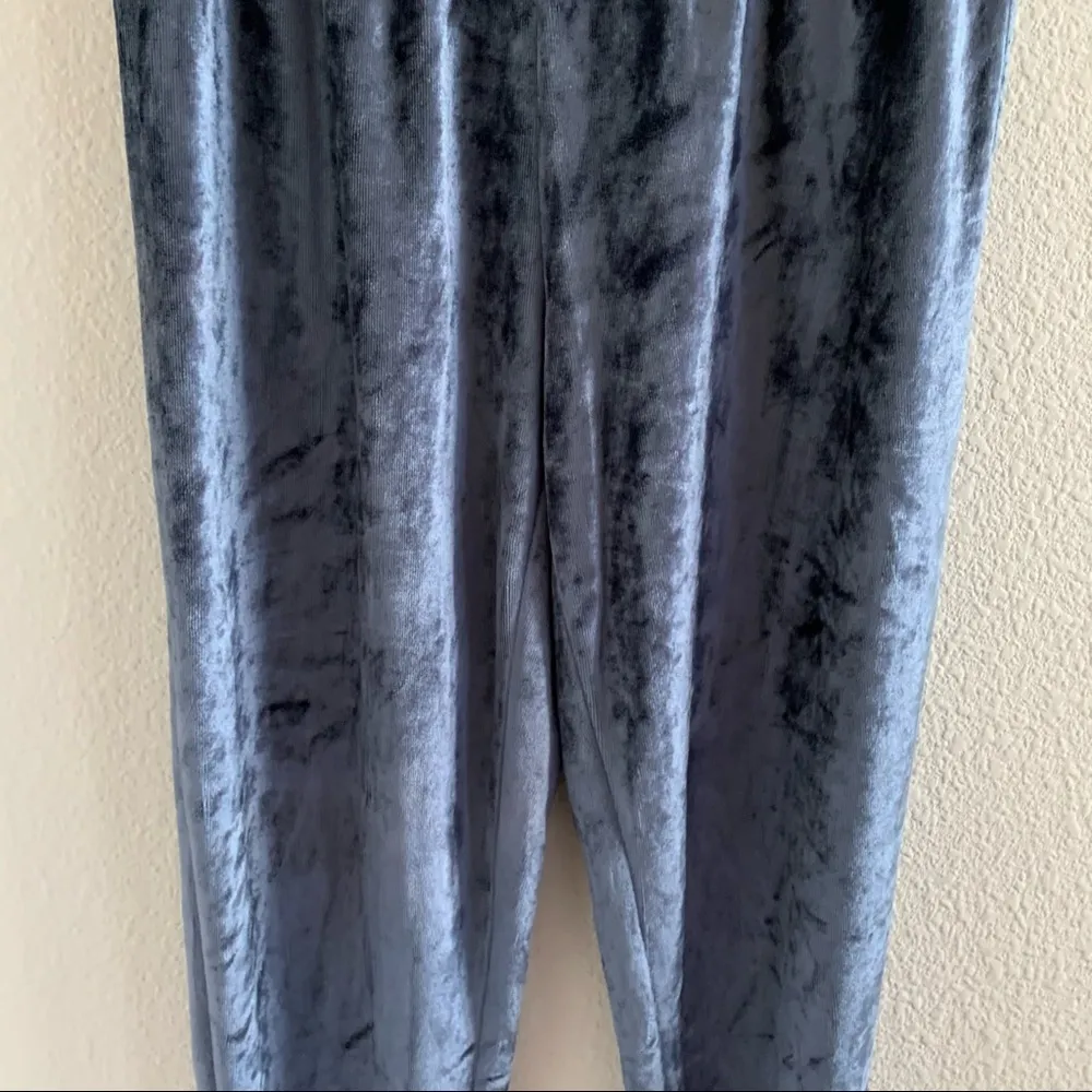 GAP Love By GAP Blue Velour Lounge Pants Athleisure Lounge Casual Small - Image 5