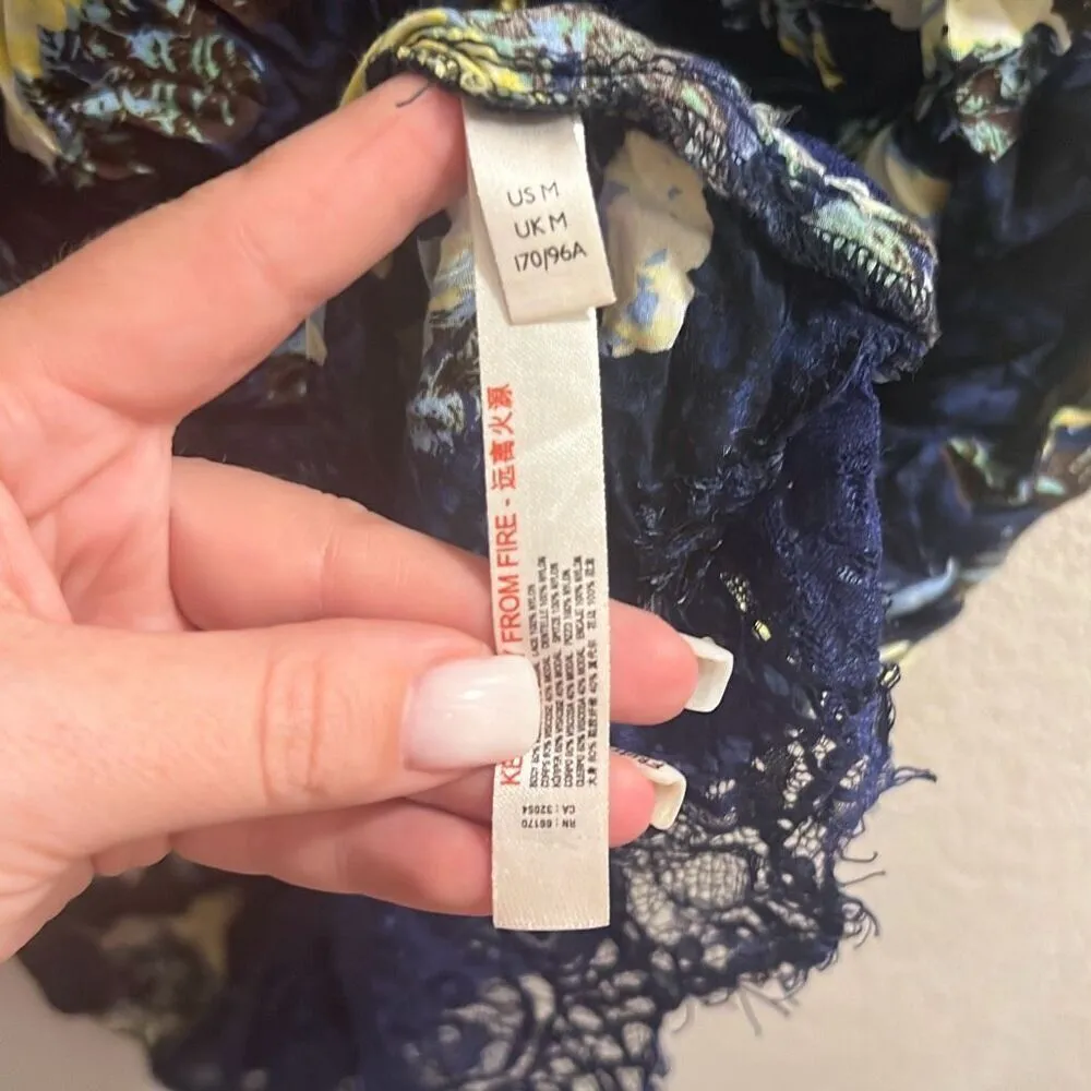 ✨Free People Intimately Sunfade Floral Slip Dress Medium Night Combo✨ - Image 14