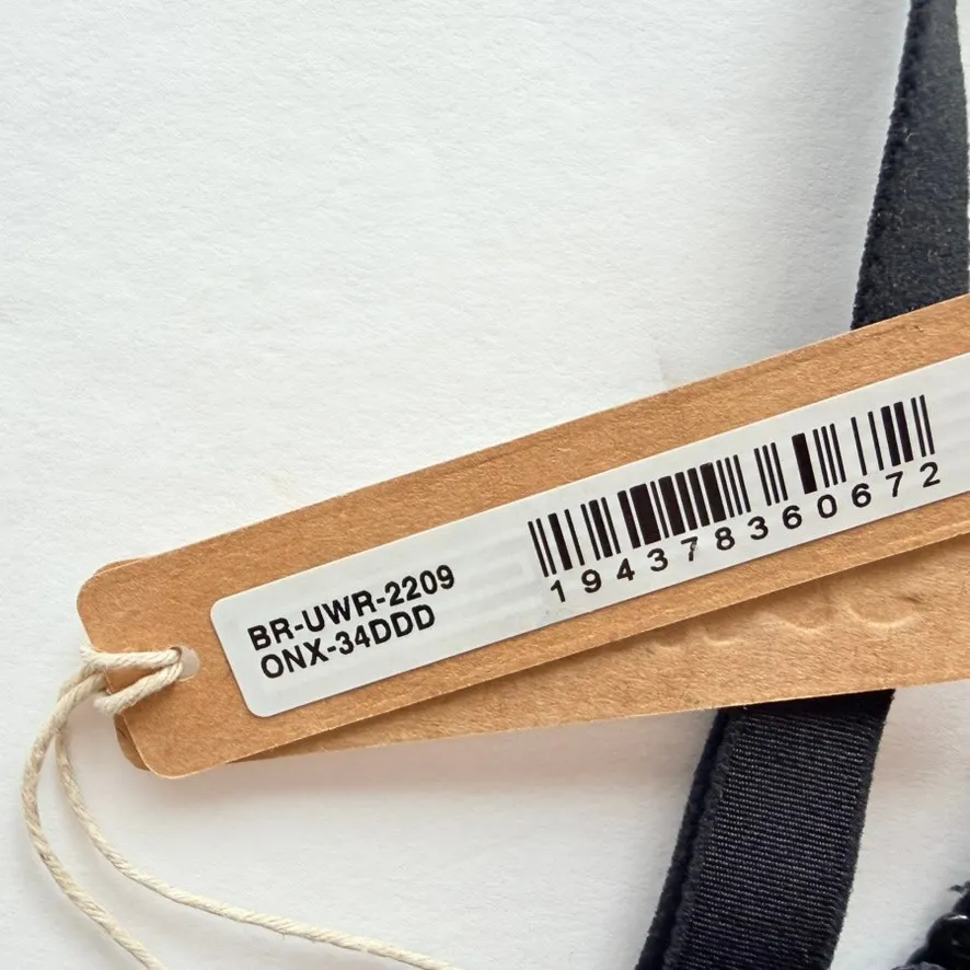 SKIMS 34DDD Ultra Fine Mesh Strapless Sheer Unlined Bra Black NEW #BR-UWR-2209 - Image 4