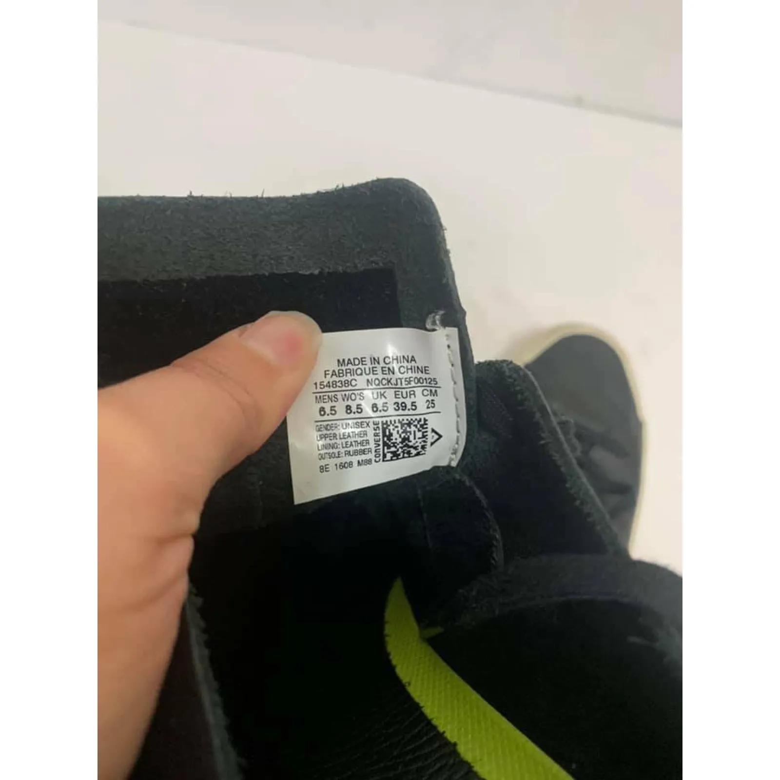 Converse‎ Leather One Star Prime OX Black 6.5/ 8.5 - Image 6