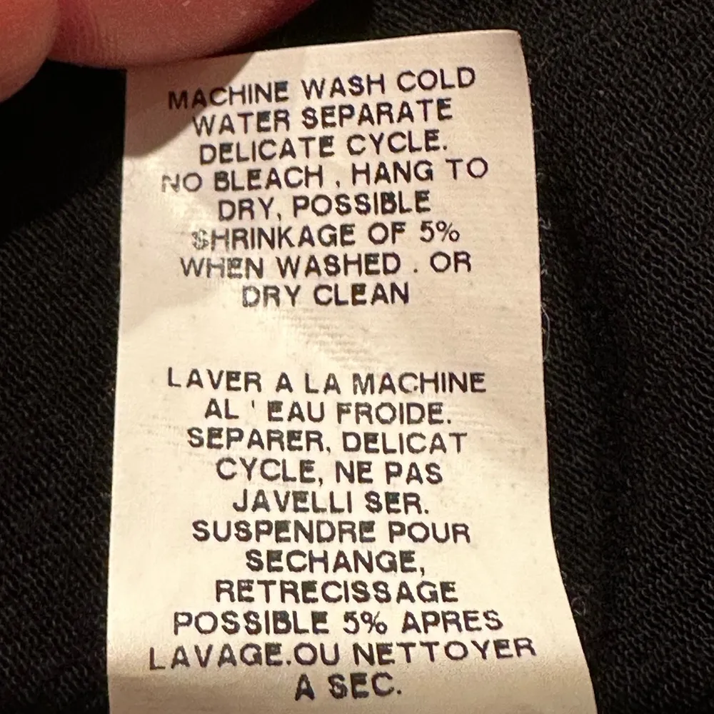 Karen Kane V Neck Black & White Thread Long Sleeve Comfortable Blouse Sz M - Image 11