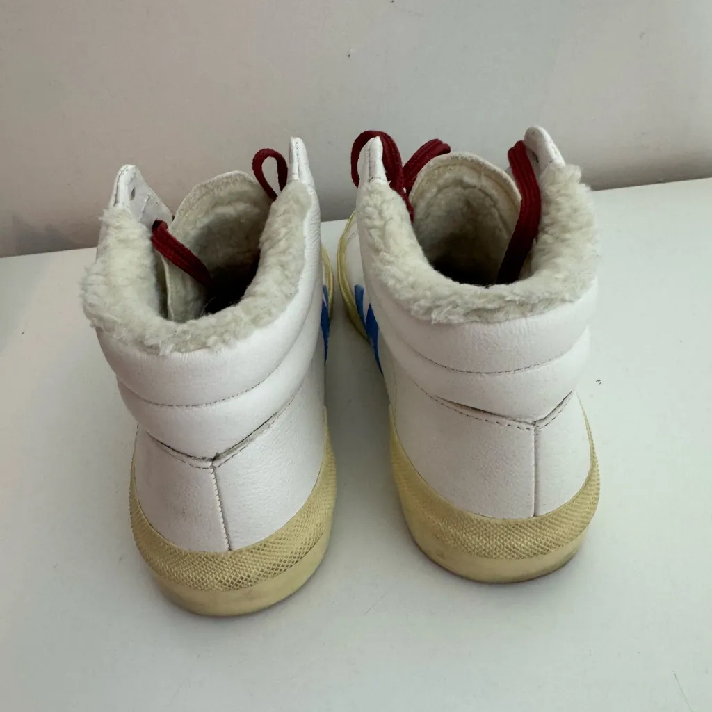 Veja MINOTAUR FURED LEATHER WHITE EGEE high top 9 - Image 6