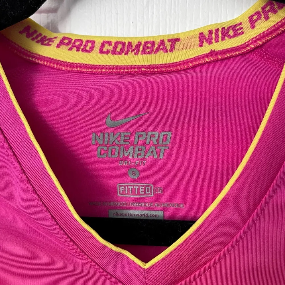 Nike Pro Combat Dri-Fit V-Neck Tee - Size S - Image 29