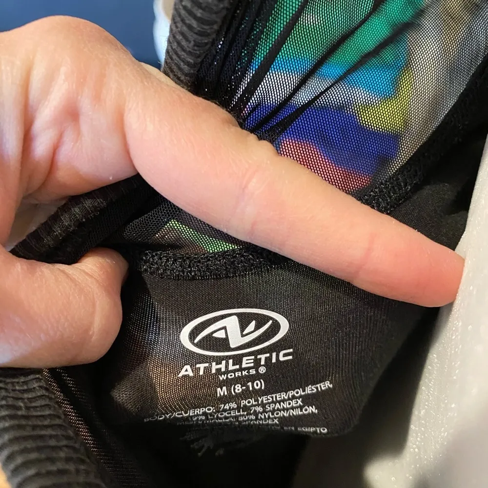 Athletic Works‎ black racerback shirt size Medium - Image 4