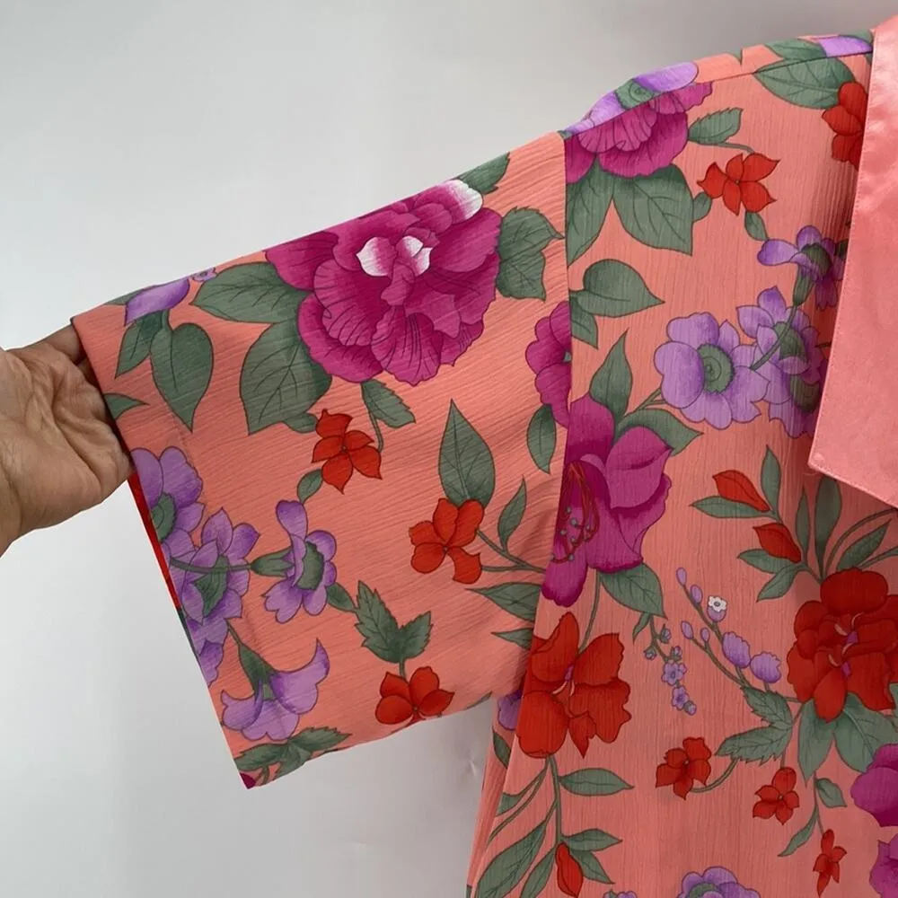 Vintage Victoria’s Secret Gold Label Pink Floral Night Shirt Pajama oversized S - Image 3