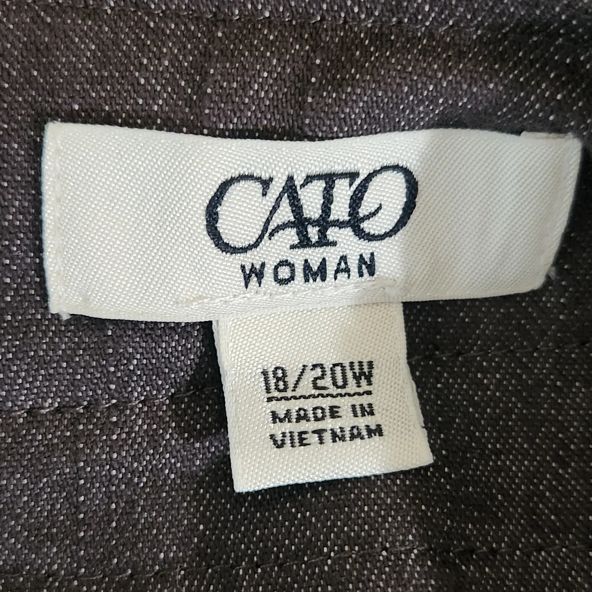 Cato Gray Denim Chain Embellished Jacket Size 18/20W Cato Woman Denim Jacket - Image 6