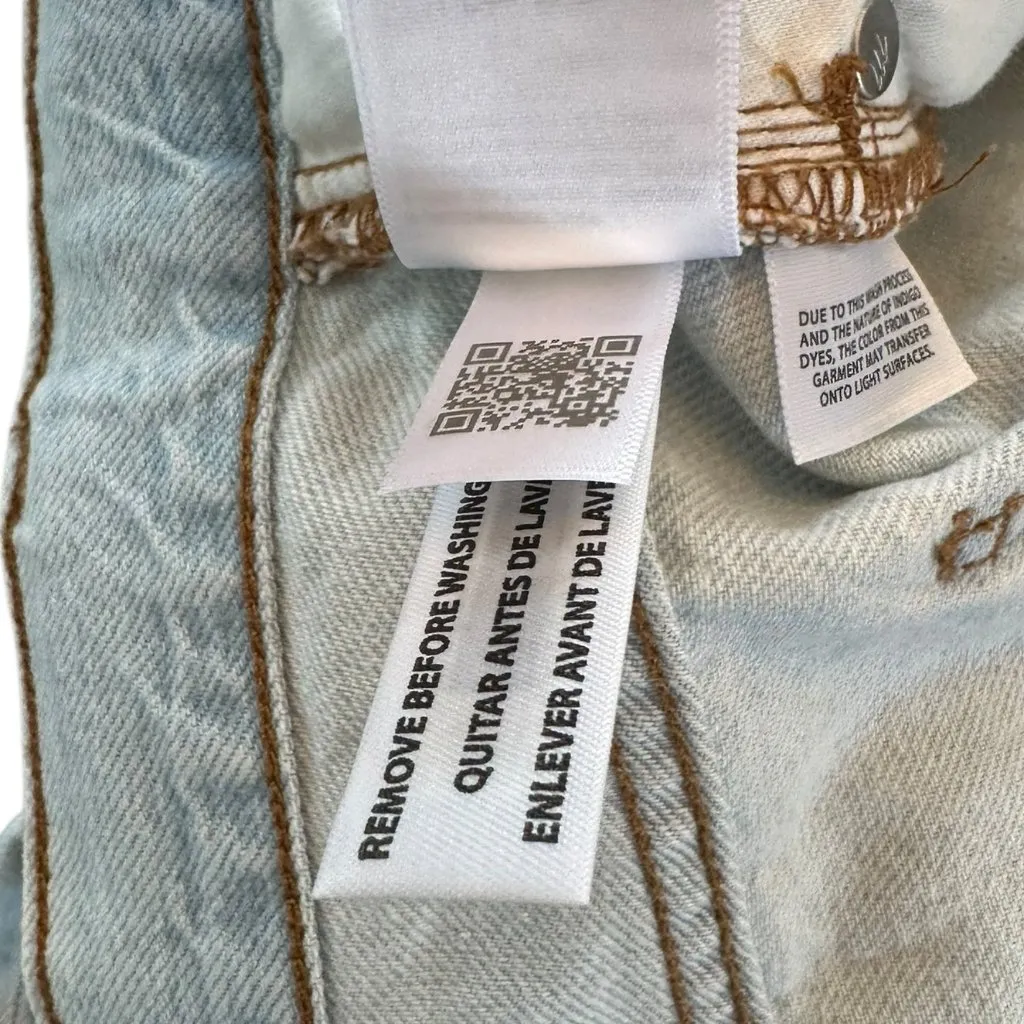 Madewell The Slouchy Boy Jean Size 29 Distressed Light Wash Jeans - Image 8