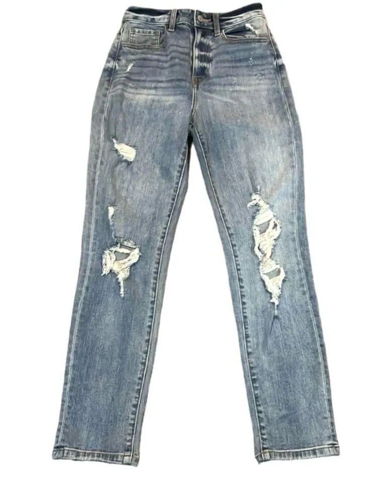 Willow & Root The Mom jean Women’s size 25 Style WR138A Distressed - Image 11