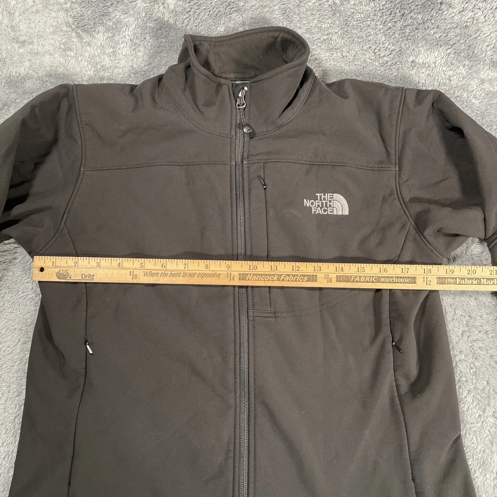 The North Face APEX Bionic Women's SZ Medium Black Softshell Full Zip Jacket - Image 5