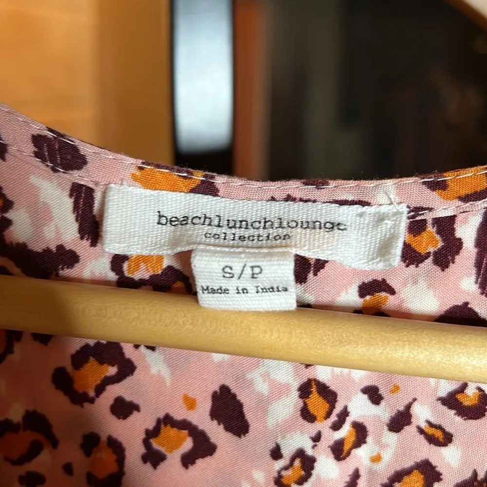 BeachLunchLounge  Lou Lou Sleeveless Dress Ruffle Size Small - Image 7