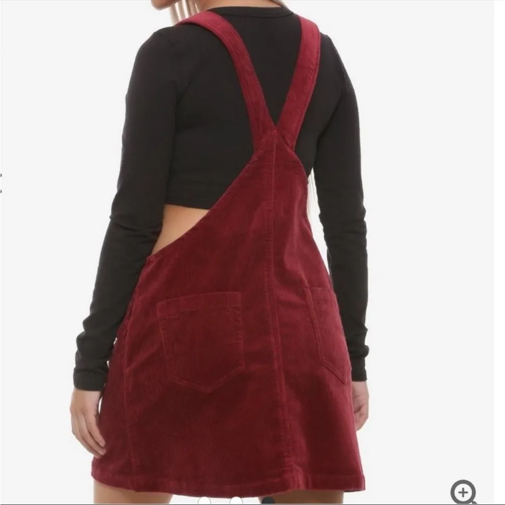 Hot Topic Burgundy Get Lost Corduroy Skirtall Size Large 32-51157 - Image 5