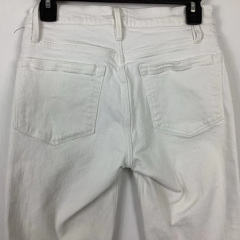 Frame Le Nouveau Straight Blanc Chew Jeans Size 26 - Image 7
