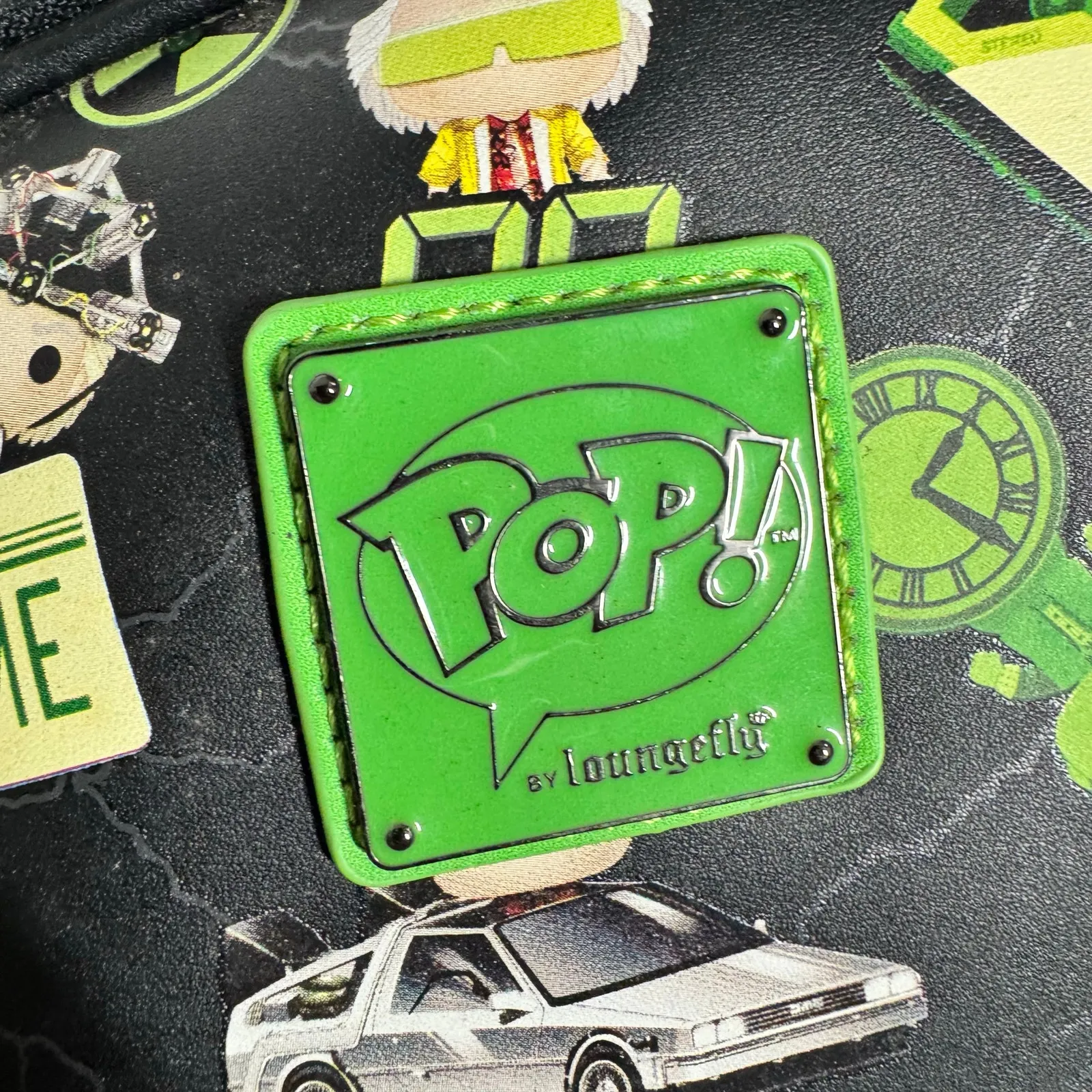 Lounge Fly  Back To The Future Plutonium GITD Plastic Empire NWT Mini Backpack - Image 10