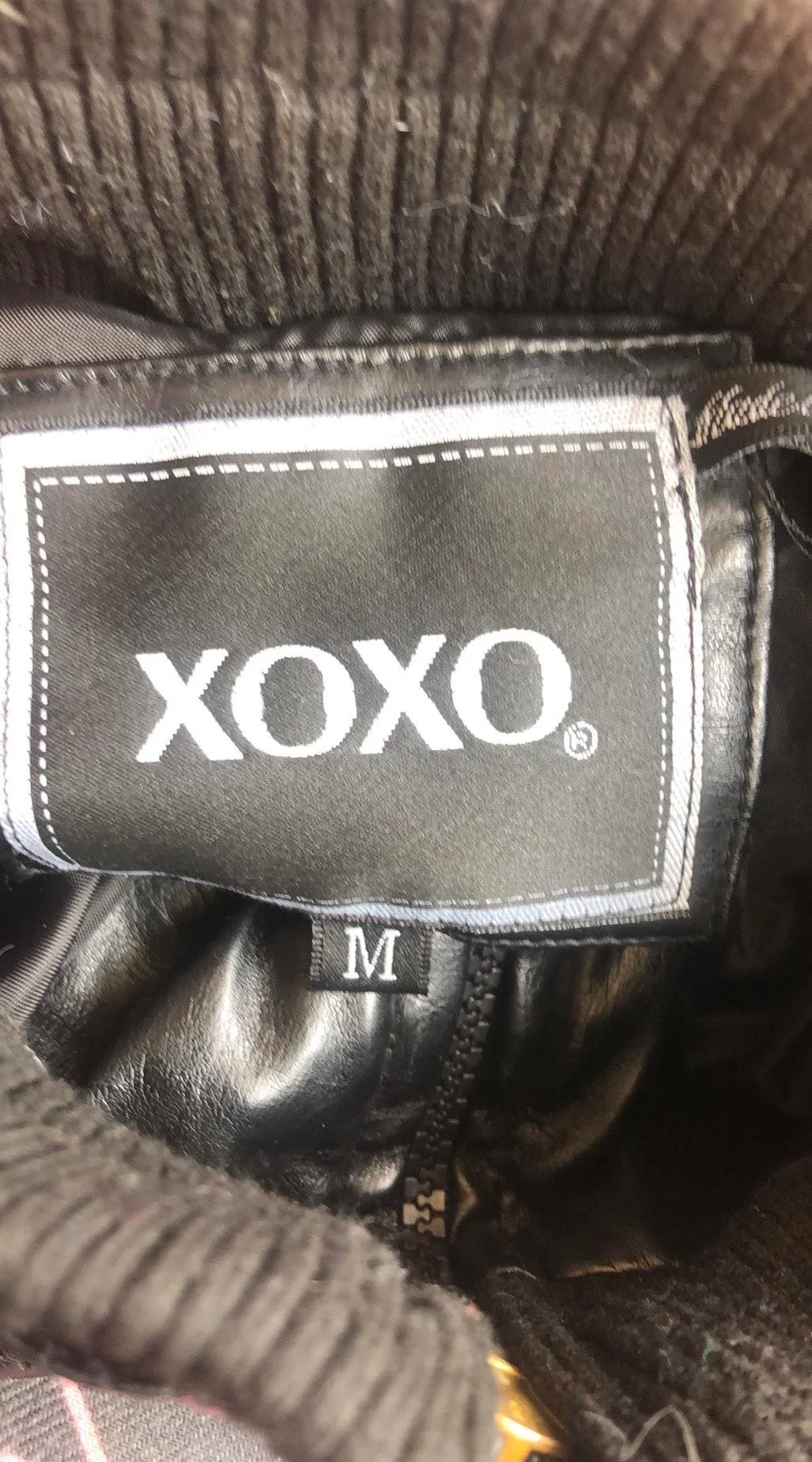 Faux Leather Zippered Jacket - Image 4