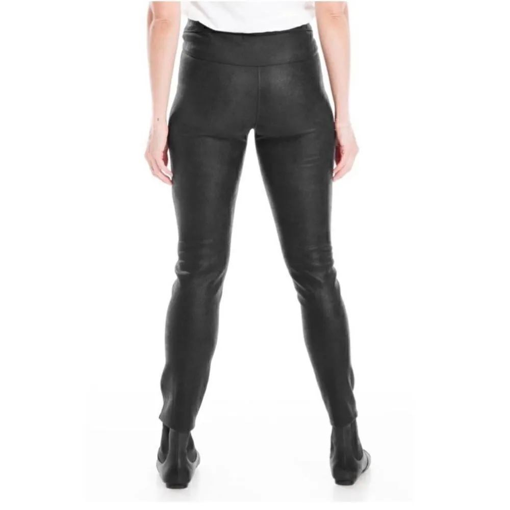 Max Studio Black Women's Faux Leather High Waist-NWT - Image 4