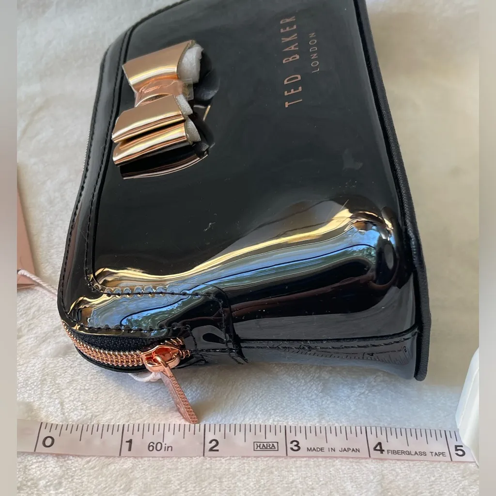 Ted Baker Makeup Bag in Black/ Rose Gold color - Image 7